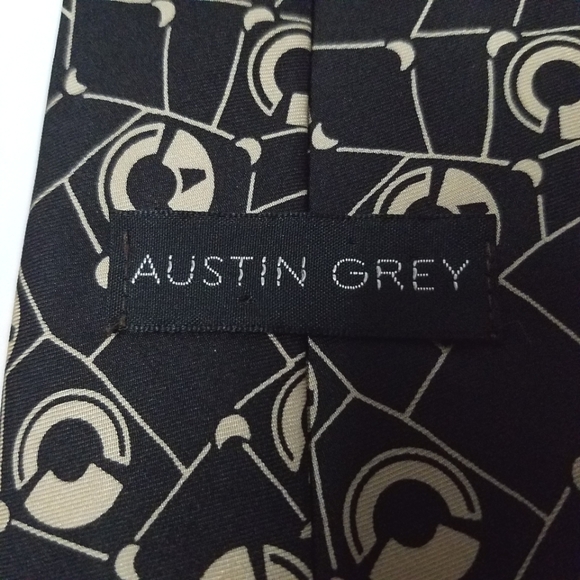 Austin Grey Tie - Picture 4 of 5